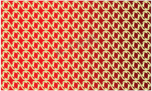 圆圈海报摄影照片_抽象红色背景上的圆圈和椭圆