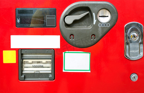 钞票机摄影照片_售货机