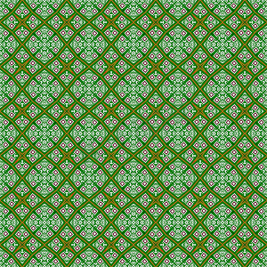 绿色的无缝几何图案
