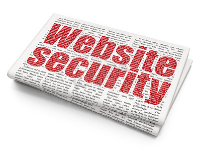 Web 发展理念： 报纸背景上的网站安全
