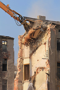 拆除旧楼