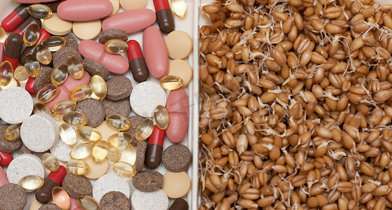 药丸和药片 vs 小麦