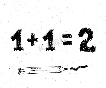 回到学校公式与 pensil，矢量图。