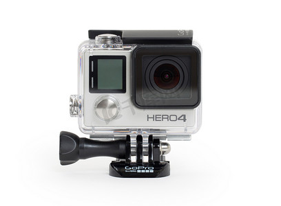 荷兰阿姆斯特丹-2015 年 6 月 30 日：GoPro Hero 4 Black E