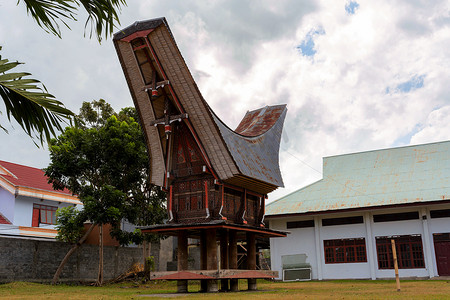 Toraja 民族建筑，比通市