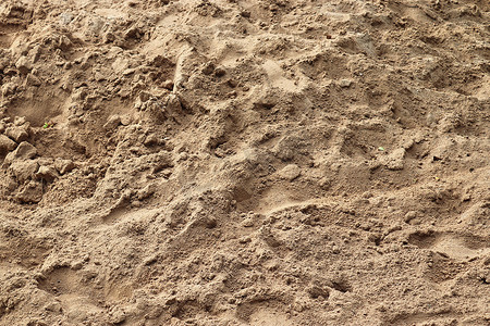 棕色沙地纹理的详细特写视图