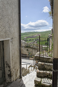 典型的意大利南部村庄