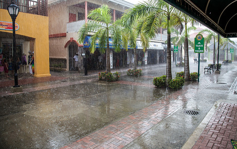 圣基茨的暴雨