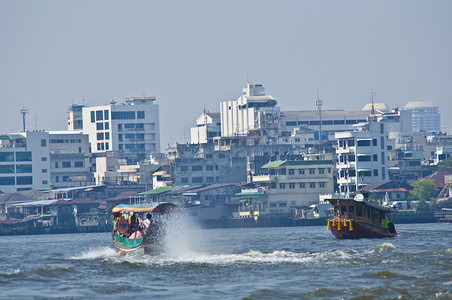老家河流摄影照片_曼谷及其河流