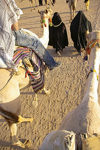 骑骆驼摄影照片_骑骆驼