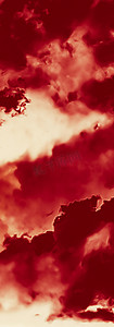 热火火焰或红云作为极简主义背景设计