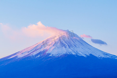 清晨的富士山