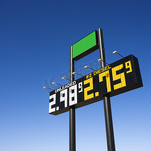 签署燃油价格。