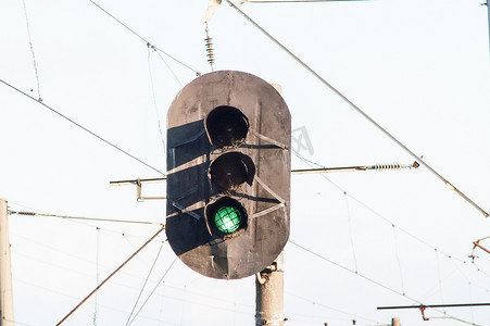 铁路上的红绿灯