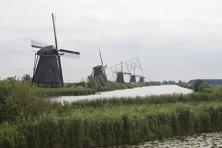 连续的荷兰风车