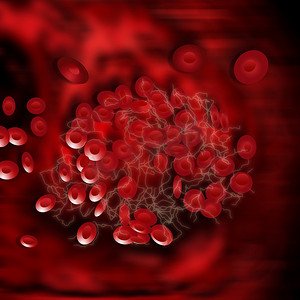 电镜下的红细胞摄影照片_红血球