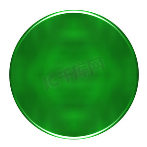 3d 绿色圆形按钮