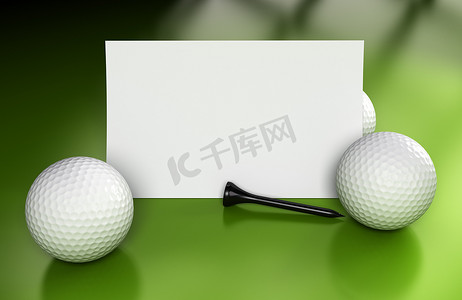 高尔夫标志，绿色沟通