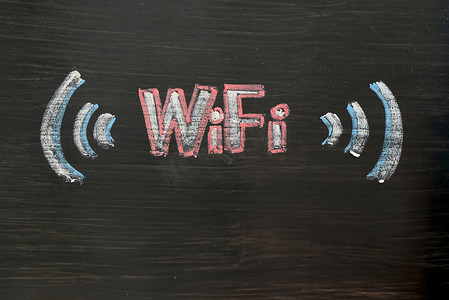 WIFI粉笔画