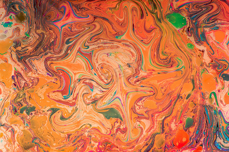 彩色流体背景摄影照片_作为彩色背景的抽象大理石花纹艺术图案