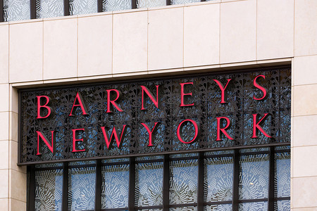 new设计摄影照片_Barneys New York 外部标志和标志