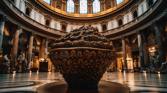 梵蒂冈博物馆青铜松果
