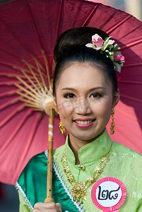 2010年泰国清迈一年一度的雨伞节