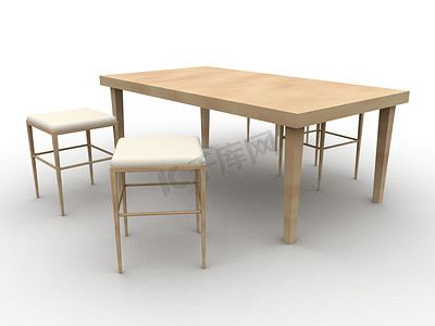 桌子和凳子