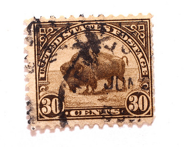 30 美分美洲野牛邮票