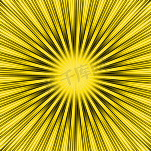 黄色爆炸线条摄影照片_黄色 SunBurst