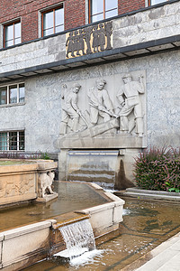 奥斯陆市中心的奥斯陆市政厅