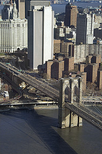 纽约布鲁克林大桥。
