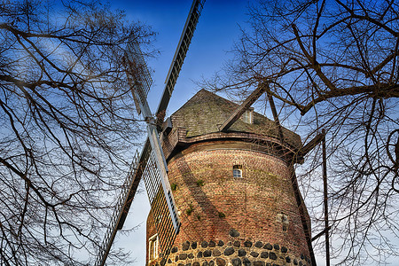 莱茵河畔宗斯的​​风车