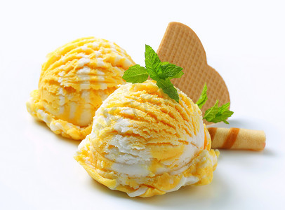 鸡蛋利口酒-香草冰淇淋