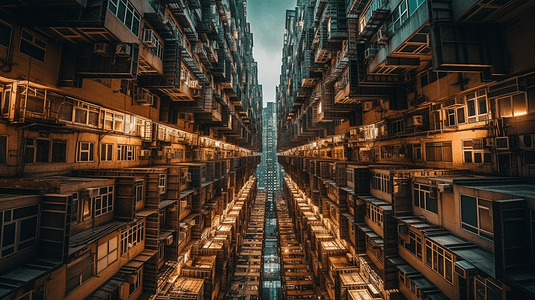 香港中港城科技金融建筑外景