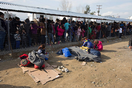 希腊 - 马其顿 - 难民营 - 移民 - 伊多梅尼 - 欧洲