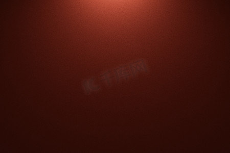 3D 空暗红墙房间背景与光。