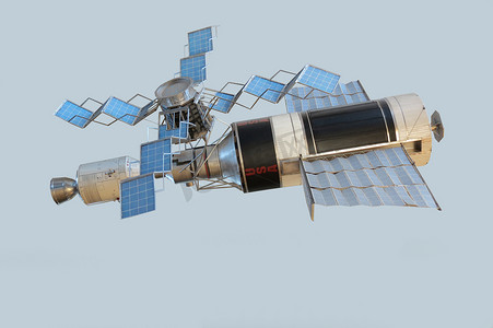 轨道空间站天空实验室模型
