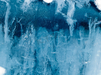水冰表面自然背景纹理