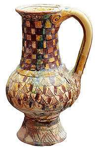 花瓶古董摄影照片_古陶器