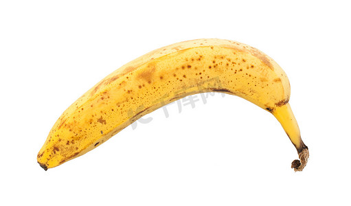 过熟的香蕉，孤立