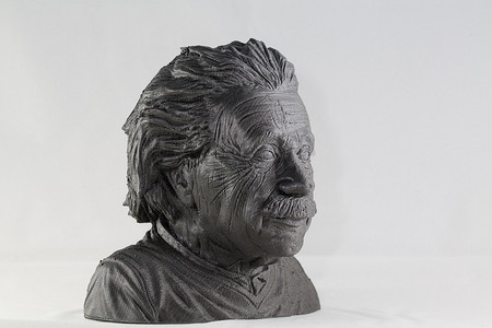 3D 打印的阿尔伯爱因斯坦半身像