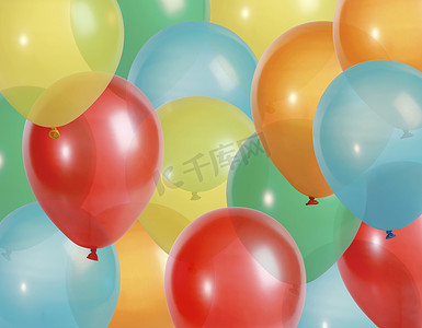 派对气球背景