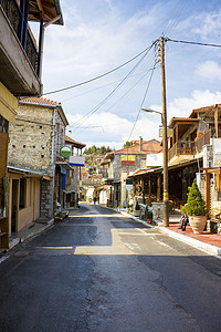 希腊 Vytina 村街景
