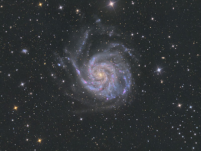 101创造营摄影照片_M101风车星系