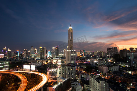 曼谷城市夜景