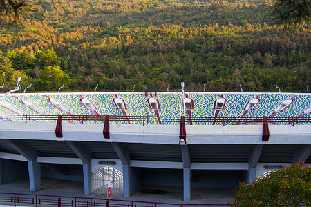 第比利斯 Lokomotivi 体育场，空荡荡的体育论坛