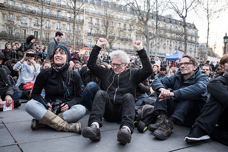 决战到底摄影照片_法国 - 政治 - 抗议 - 劳工 - 法律 - 运动