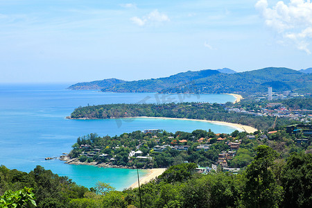 普吉岛风景摄影照片_普吉岛观点风景，泰国南部的普吉岛。
