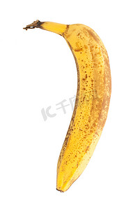 过熟的香蕉，孤立